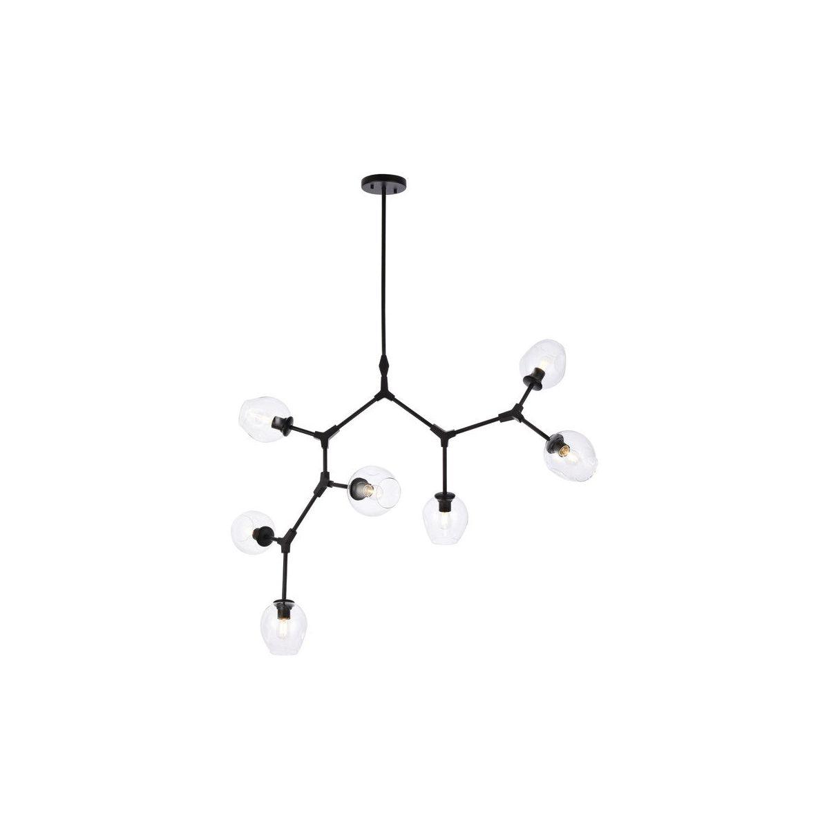 Elegant Lighting - Cavoli Chandelier - 1712G57BK - Canada Light Shop