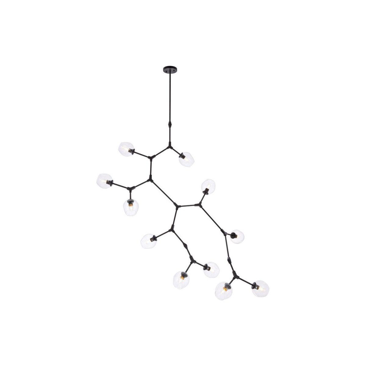 Elegant Lighting - Cavoli Chandelier - 1712G73BK - Canada Light Shop