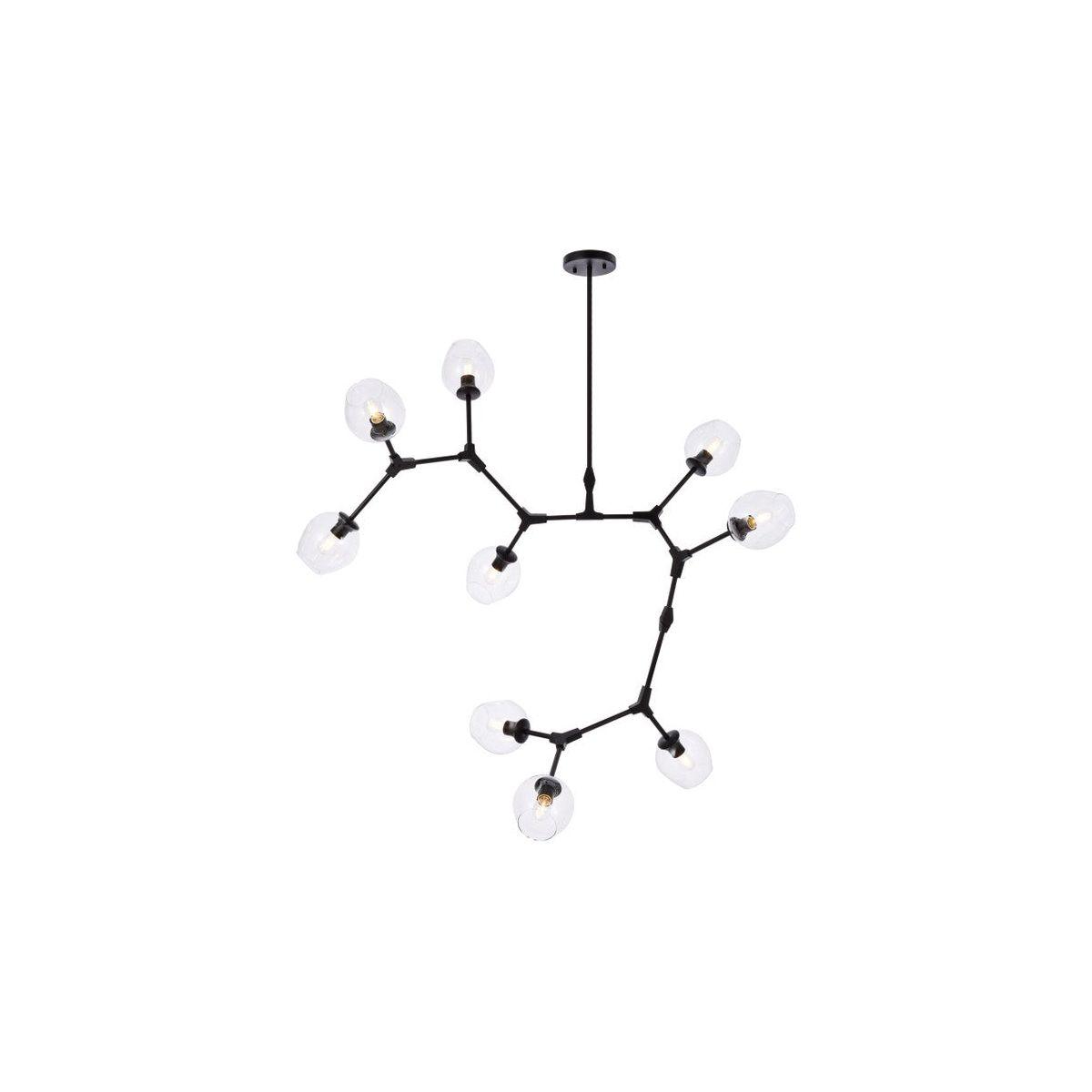 Elegant Lighting - Cavoli Chandelier - 1712G79BK - Canada Light Shop