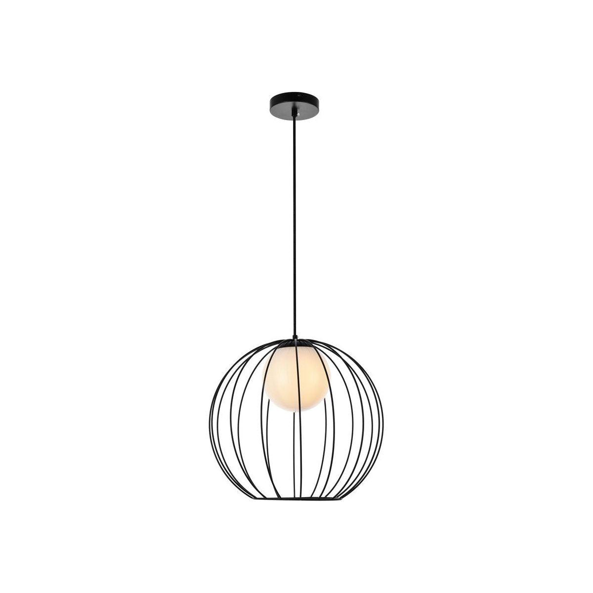 Elegant Lighting - Wetzel Pendant - LD2345BK - Canada Light Shop