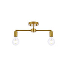 Elegant Lighting - Zane Flush Mount - LD2348BR - Canada Light Shop