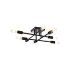 Elegant Lighting - Script Flush Mount - LD2351BK - Canada Light Shop
