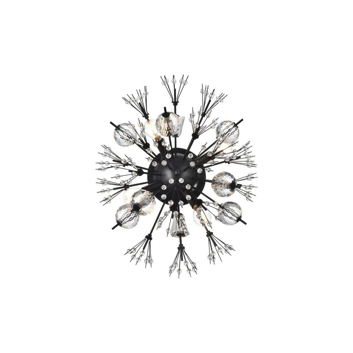Elegant Lighting - Vera Wall Sconce - 2500W19BK - Canada Light Shop