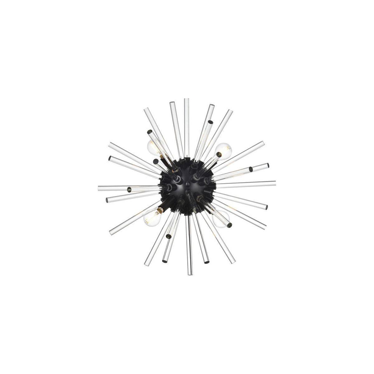 Elegant Lighting - Sienna Wall Sconce - 2502W18BK - Canada Light Shop