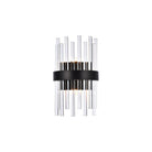 Elegant Lighting - Dallas Bath Sconce - 3000W8BK - Canada Light Shop