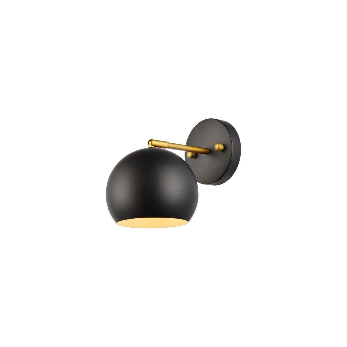 Elegant Lighting - Othello Wall Sconce - LD2355BKR - Canada Light Shop