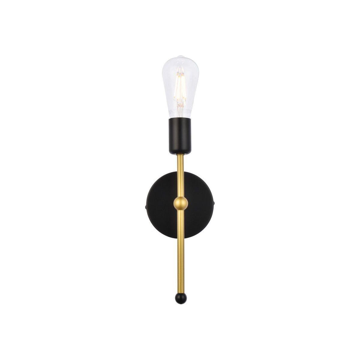 Elegant Lighting - Keely Wall Sconce - LD2356BKR - Canada Light Shop