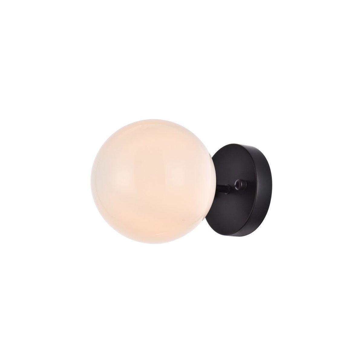 Elegant Lighting - Mimi Flush Mount - LD2451BK - Canada Light Shop