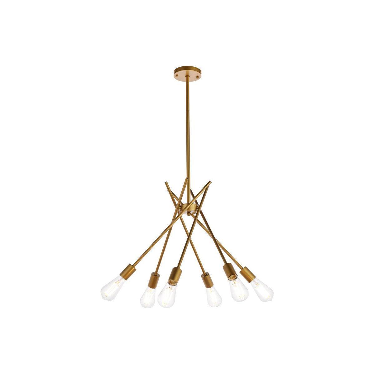 Elegant Lighting - Lucca Pendant - LD640D23BR - Canada Light Shop