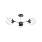 Elegant Lighting - Briggs Flush Mount - LD648F26BK - Canada Light Shop