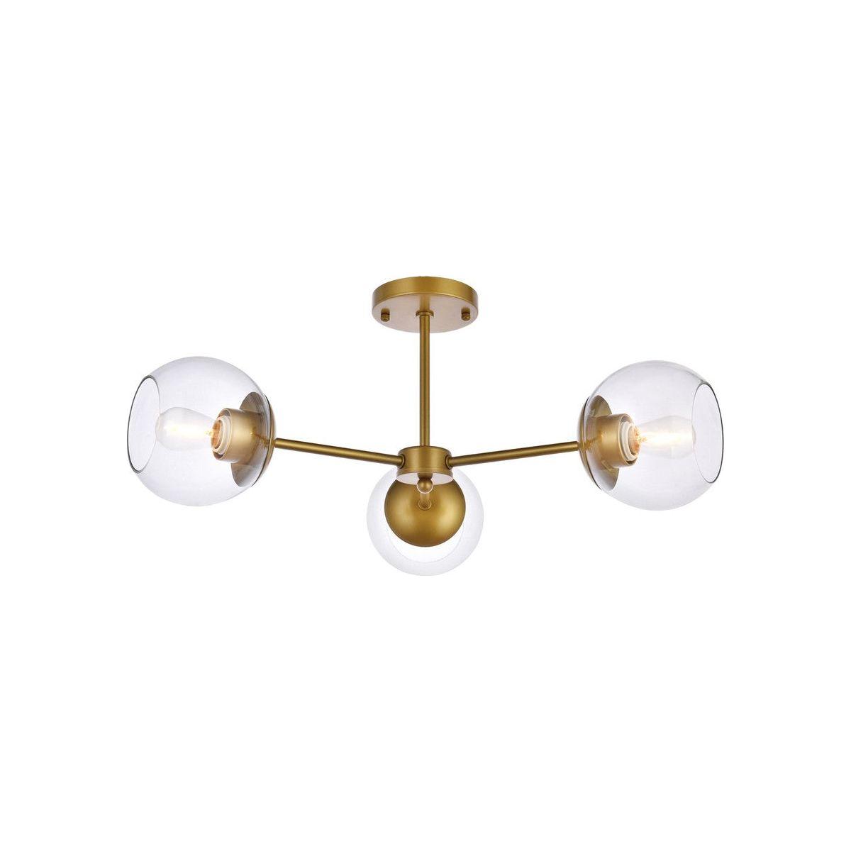 Elegant Lighting - Briggs Flush Mount - LD648F26BR - Canada Light Shop