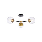 Elegant Lighting - Briggs Flush Mount - LD648F26BRK - Canada Light Shop