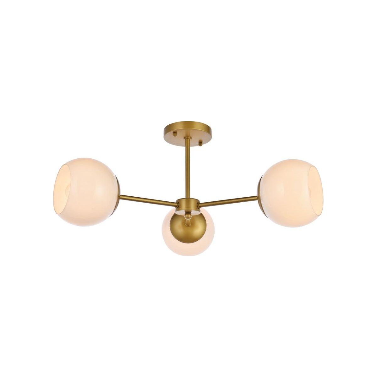 Elegant Lighting - Briggs Flush Mount - LD649F26BR - Canada Light Shop