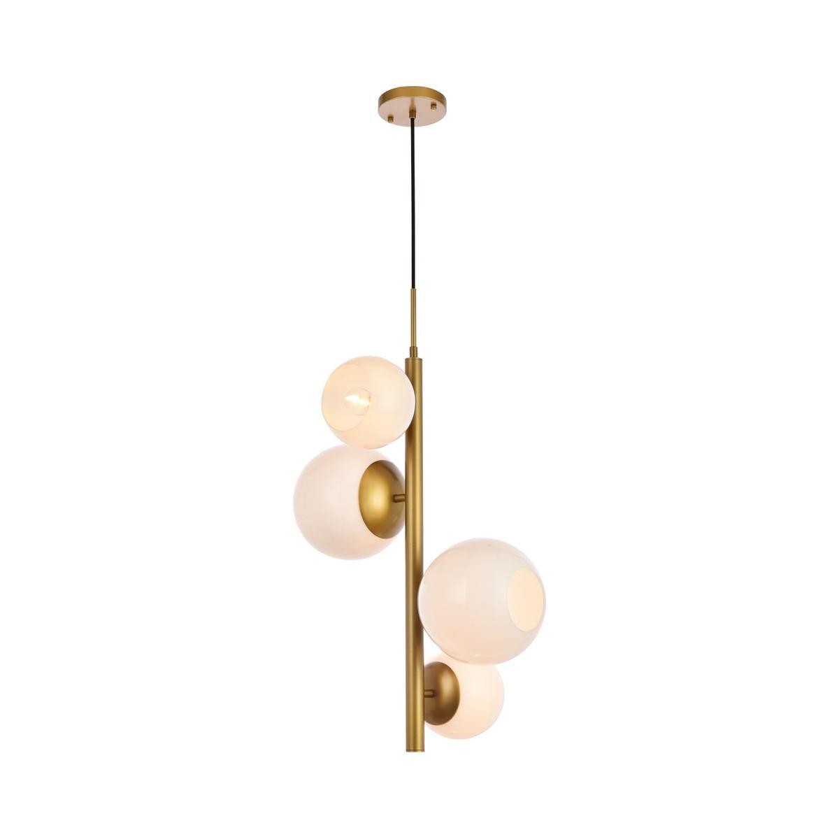 Elegant Lighting - Wells Pendant - LD655D18BR - Canada Light Shop