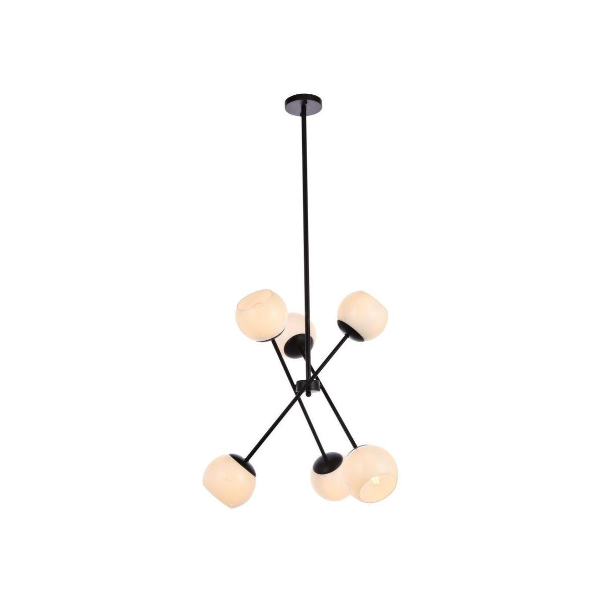 Elegant Lighting - Axl Pendant - LD657D24BK - Canada Light Shop