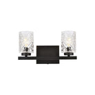 Elegant Lighting - Cassie Bath Vanity - LD7026W14BK - Canada Light Shop