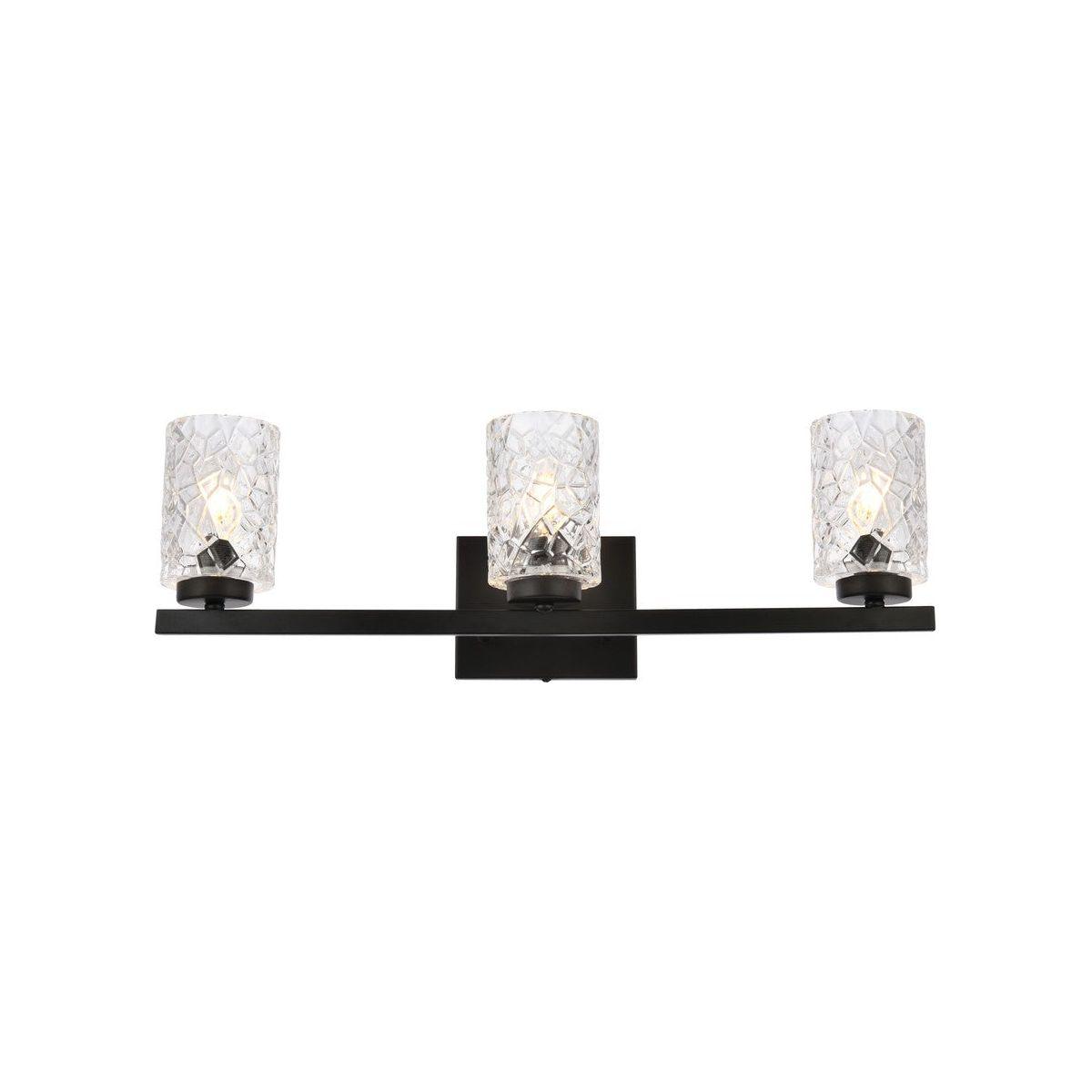 Elegant Lighting - Cassie Bath Vanity - LD7027W24BK - Canada Light Shop