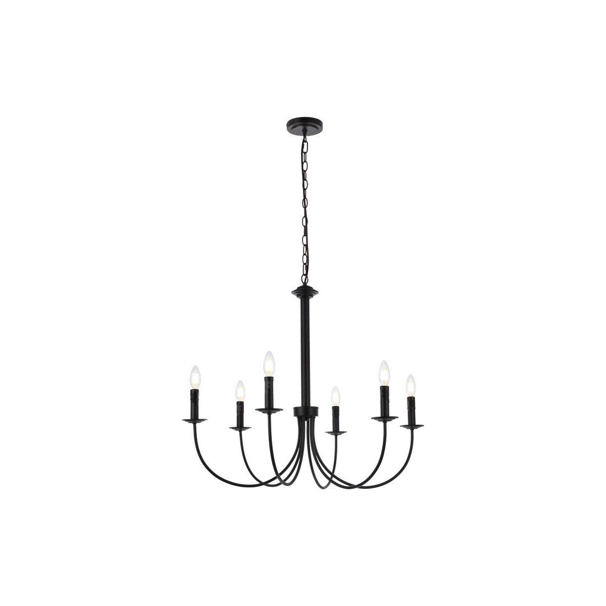 Elegant Lighting - Brielle Pendant - LD7041D32BK - Canada Light Shop