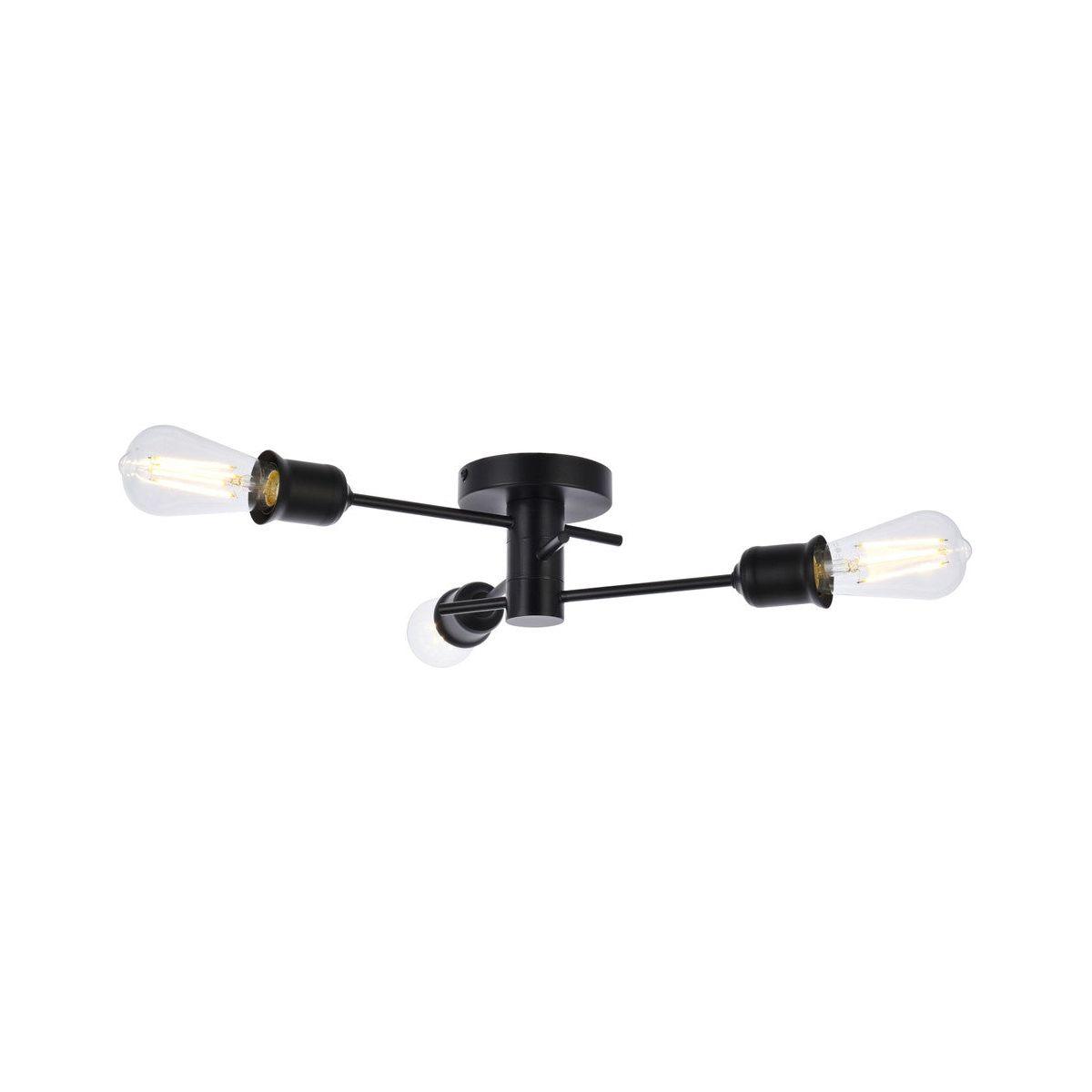 Elegant Lighting - Xavier Flush Mount - LD7049F18BK - Canada Light Shop