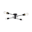 Elegant Lighting - Xavier Flush Mount - LD7050F26BK - Canada Light Shop
