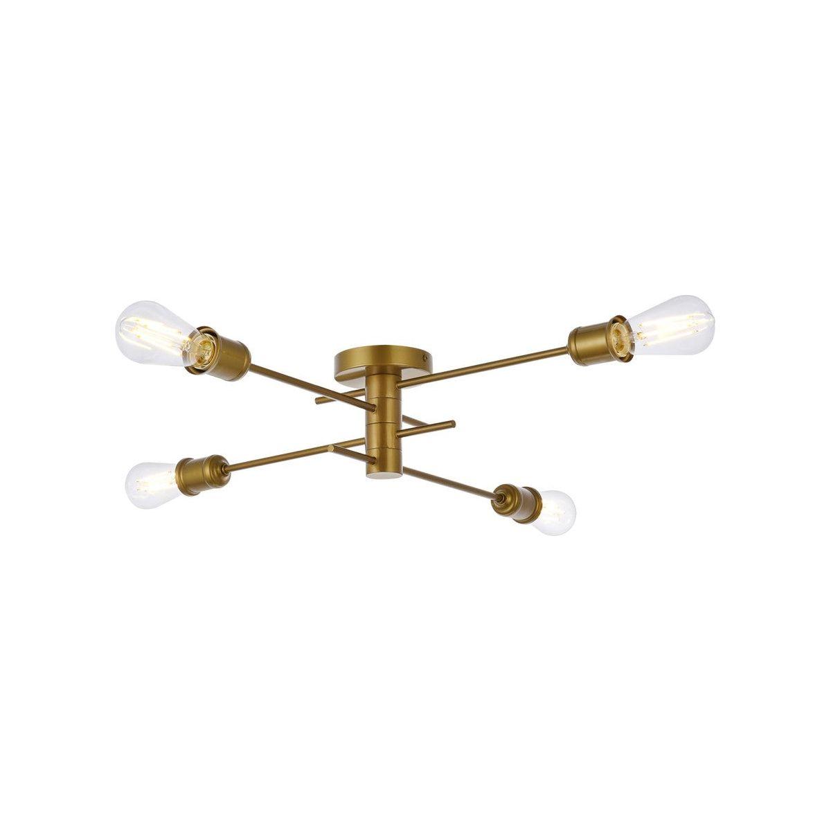 Elegant Lighting - Xavier Flush Mount - LD7050F26BR - Canada Light Shop