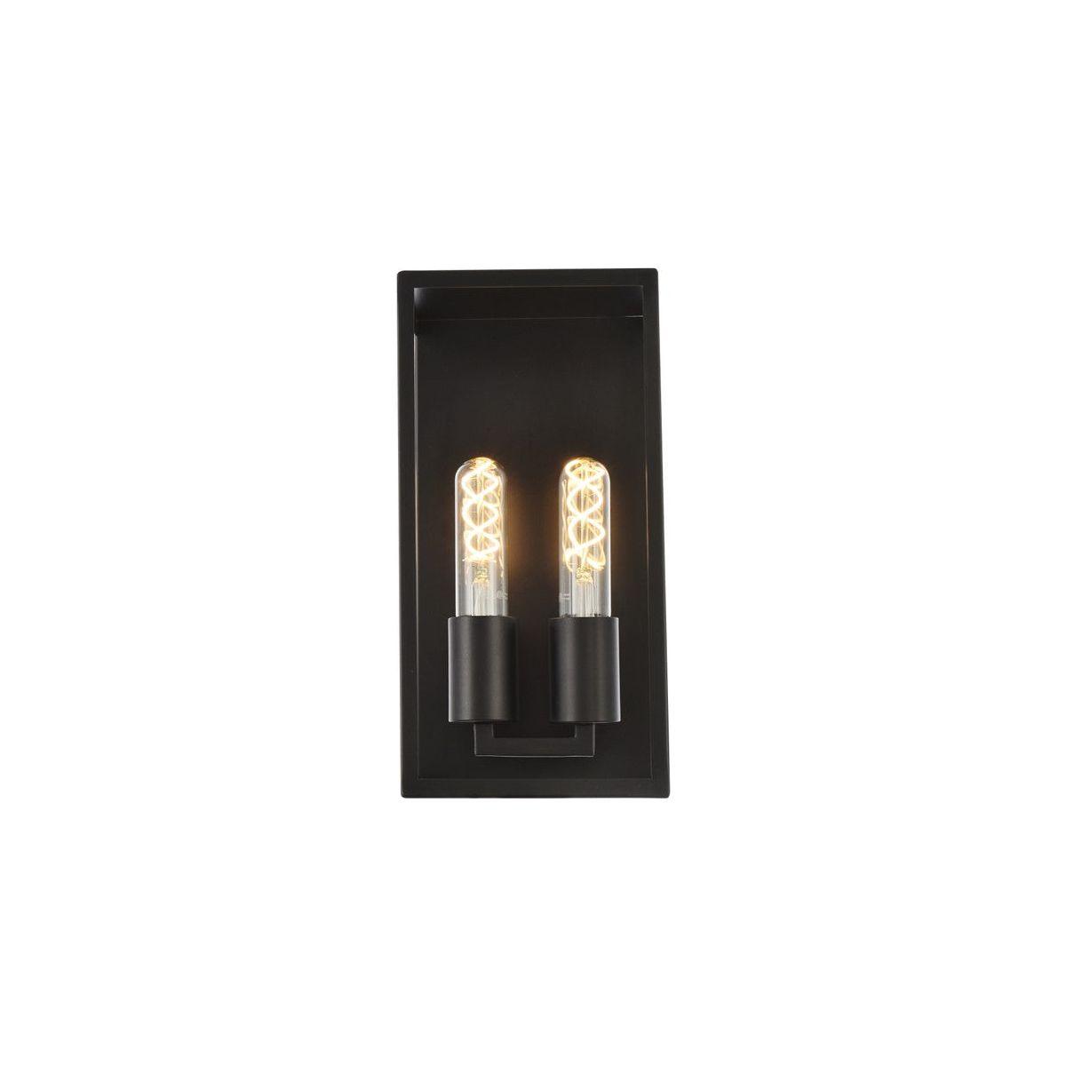 Elegant Lighting - Voir Wall Sconce - LD7055W6BK - Canada Light Shop