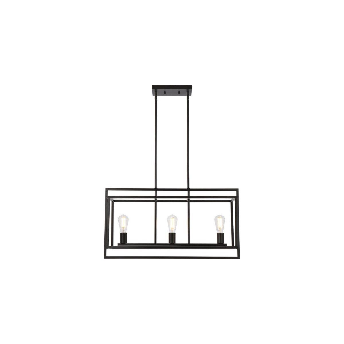 Elegant Lighting - Voir Pendant - LD7056D32BK - Canada Light Shop