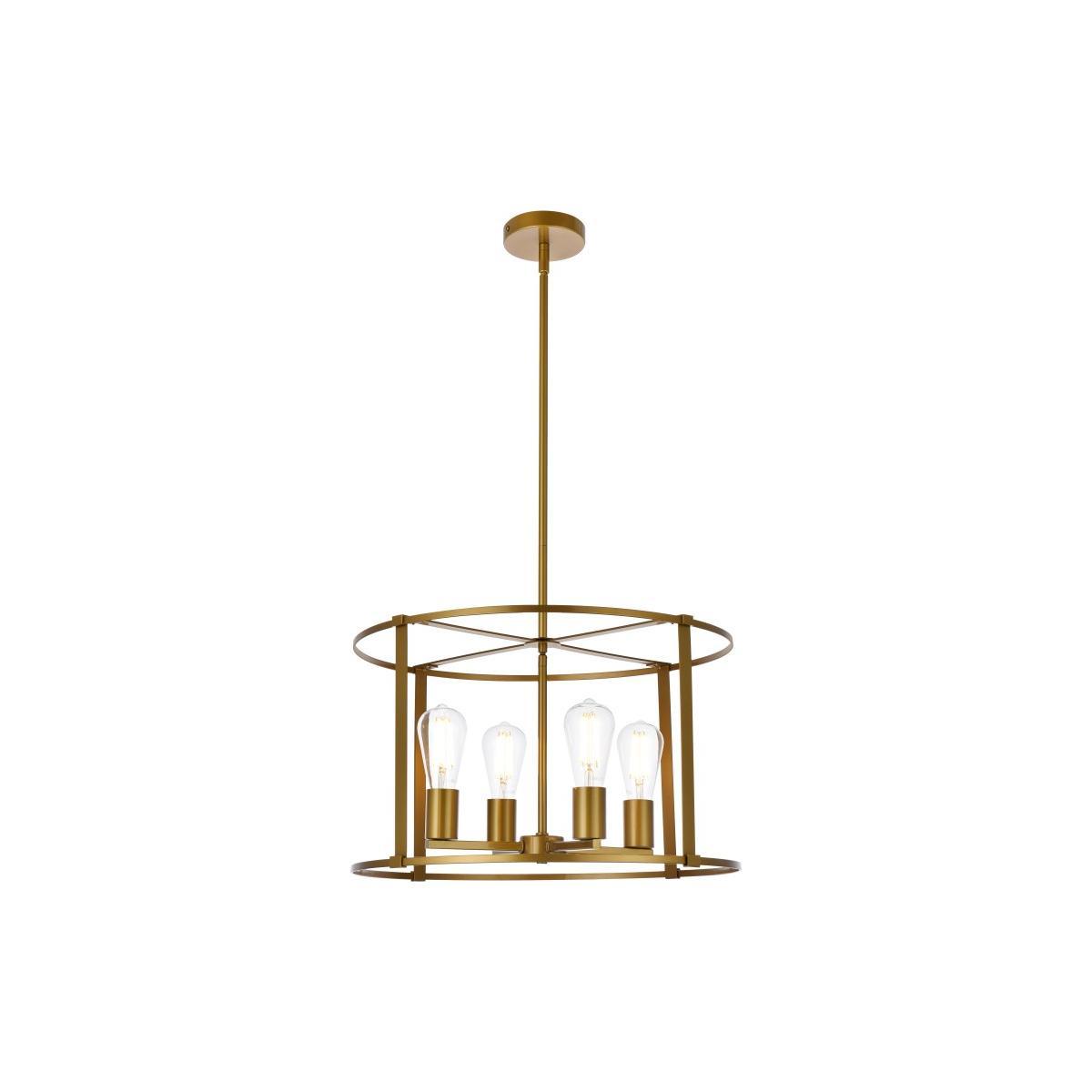 Elegant Lighting - Agnys Pendant - LD7057D20BR - Canada Light Shop