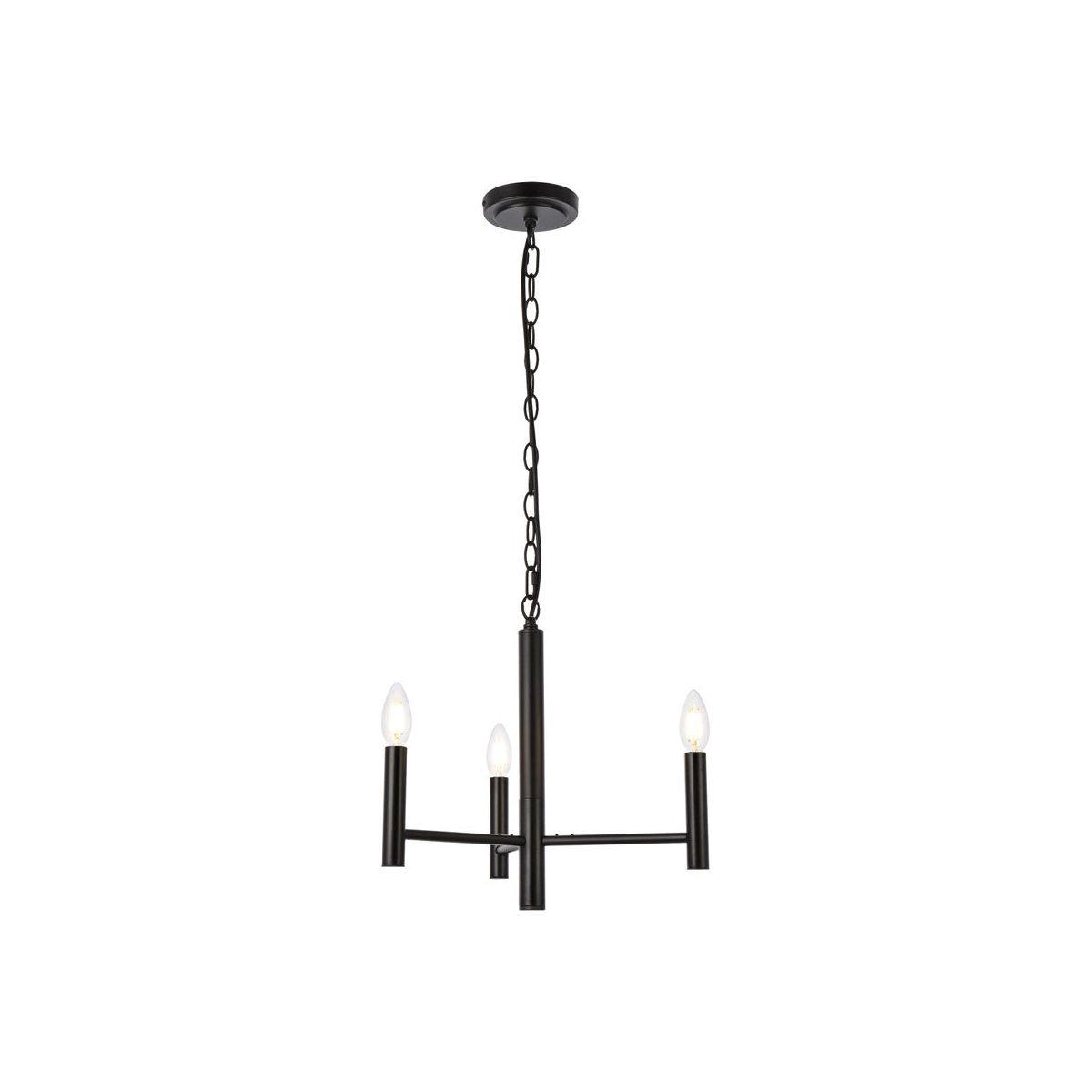 Elegant Lighting - Carmella Pendant - LD7059D17BK - Canada Light Shop