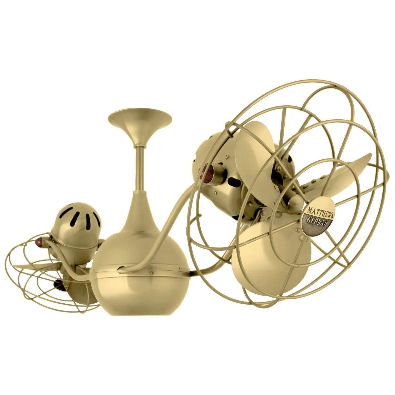 Matthews Fan Company - Vent-Bettina 42" Ceiling Fan - VB-BRBR-MTL - Canada Light Shop