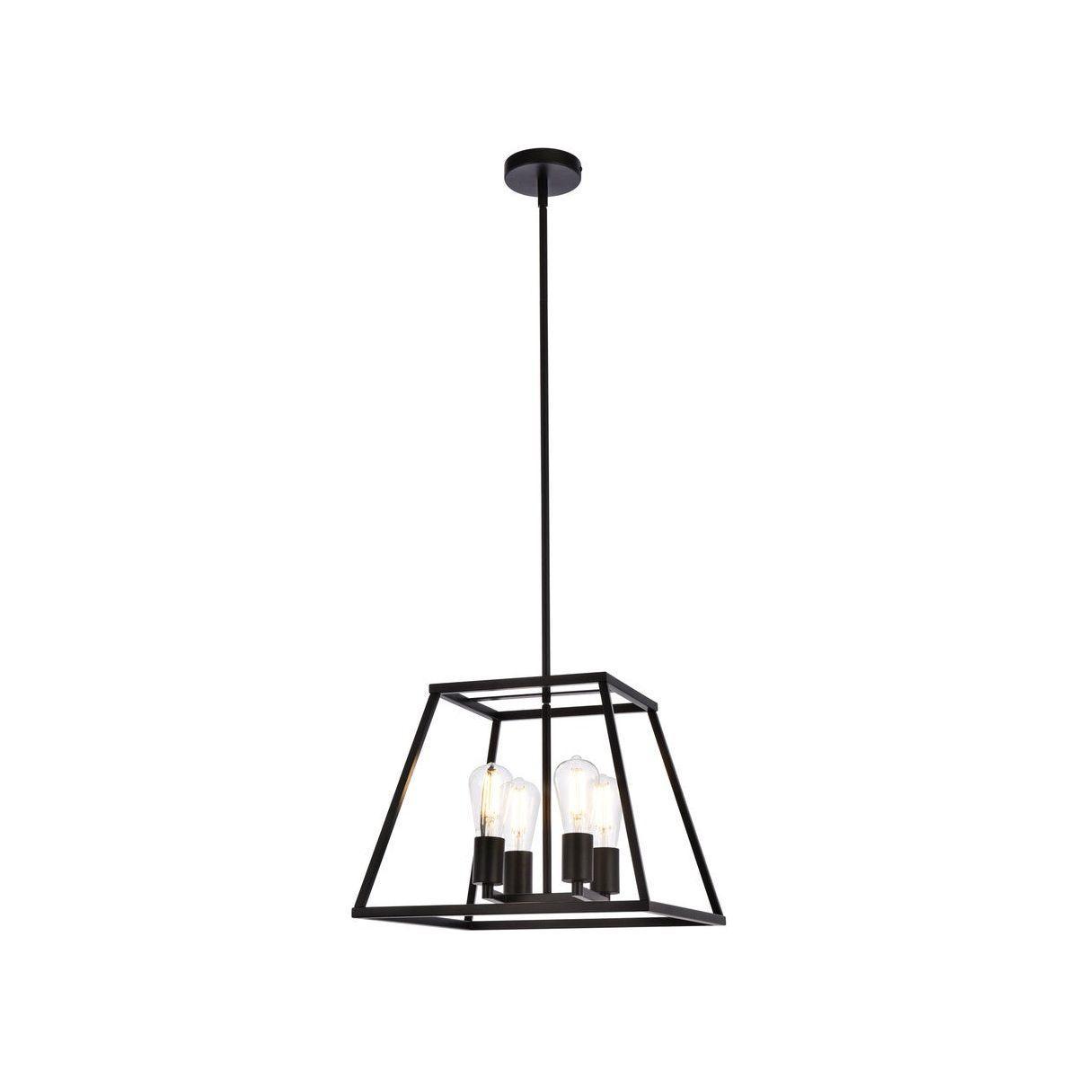 Elegant Lighting - Declan Pendant - LD720D16BK - Canada Light Shop