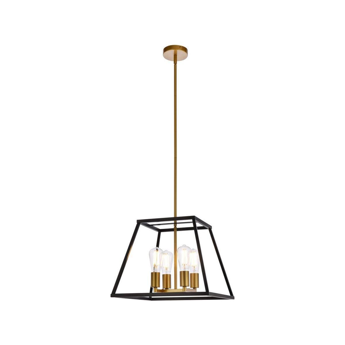 Elegant Lighting - Declan Pendant - LD720D16BRK - Canada Light Shop