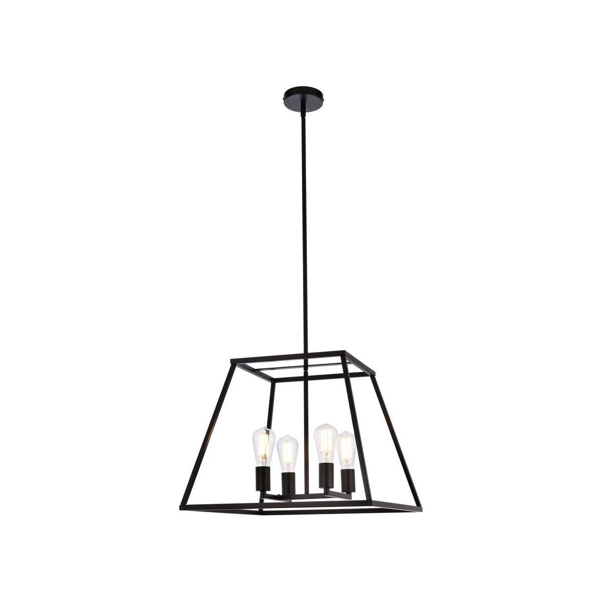 Elegant Lighting - Declan Pendant - LD720D20BK - Canada Light Shop