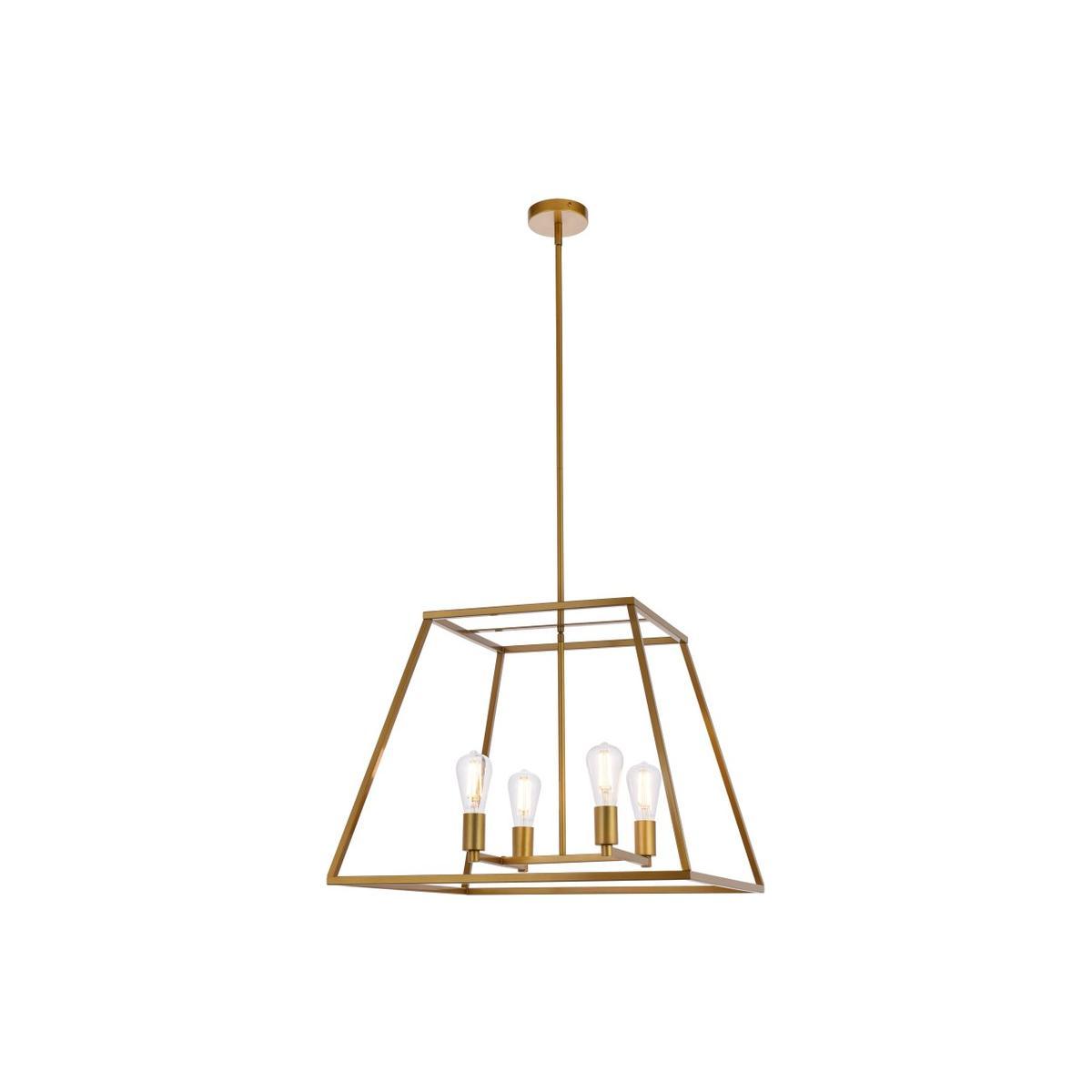 Elegant Lighting - Declan Pendant - LD720D24BR - Canada Light Shop
