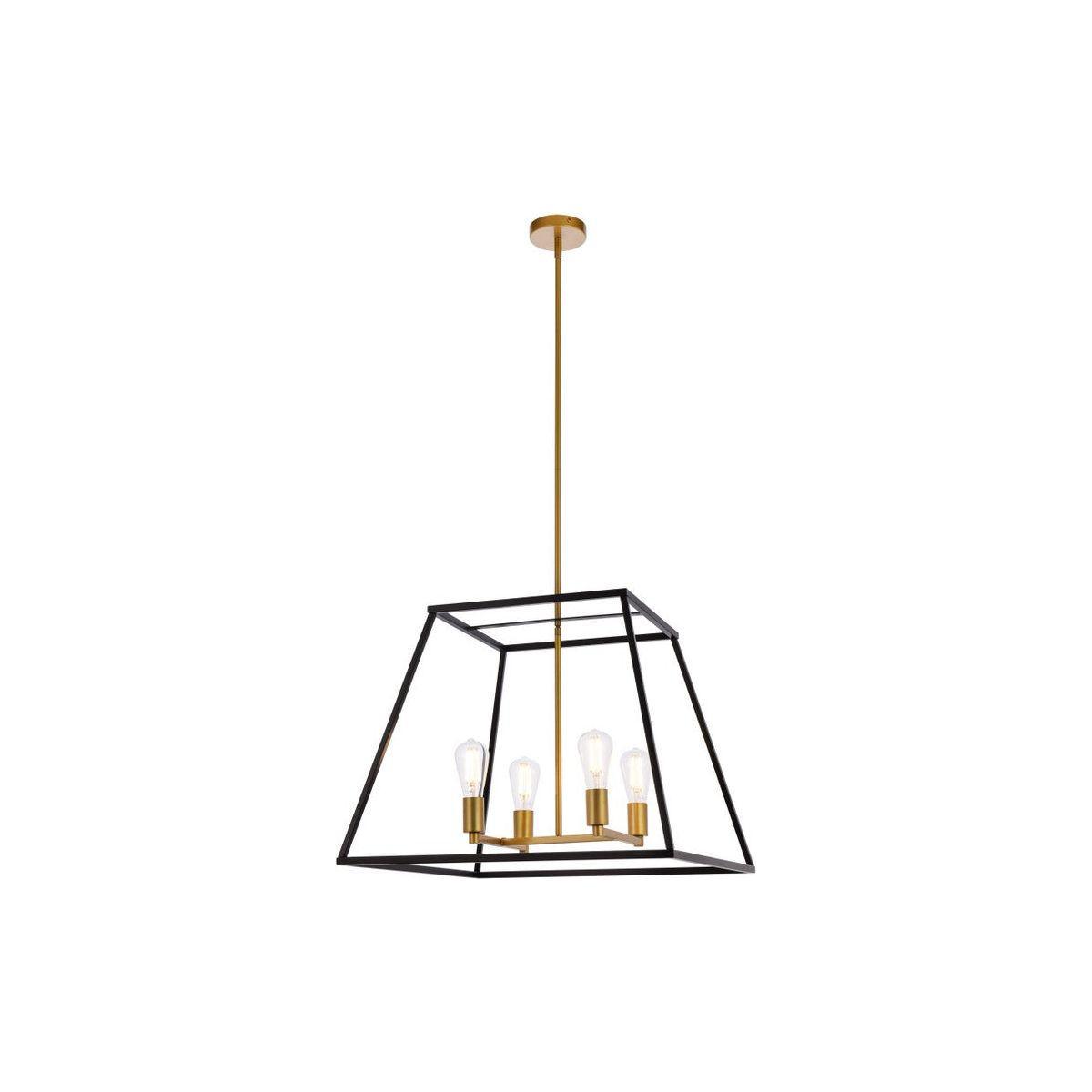 Elegant Lighting - Declan Pendant - LD720D24BRK - Canada Light Shop