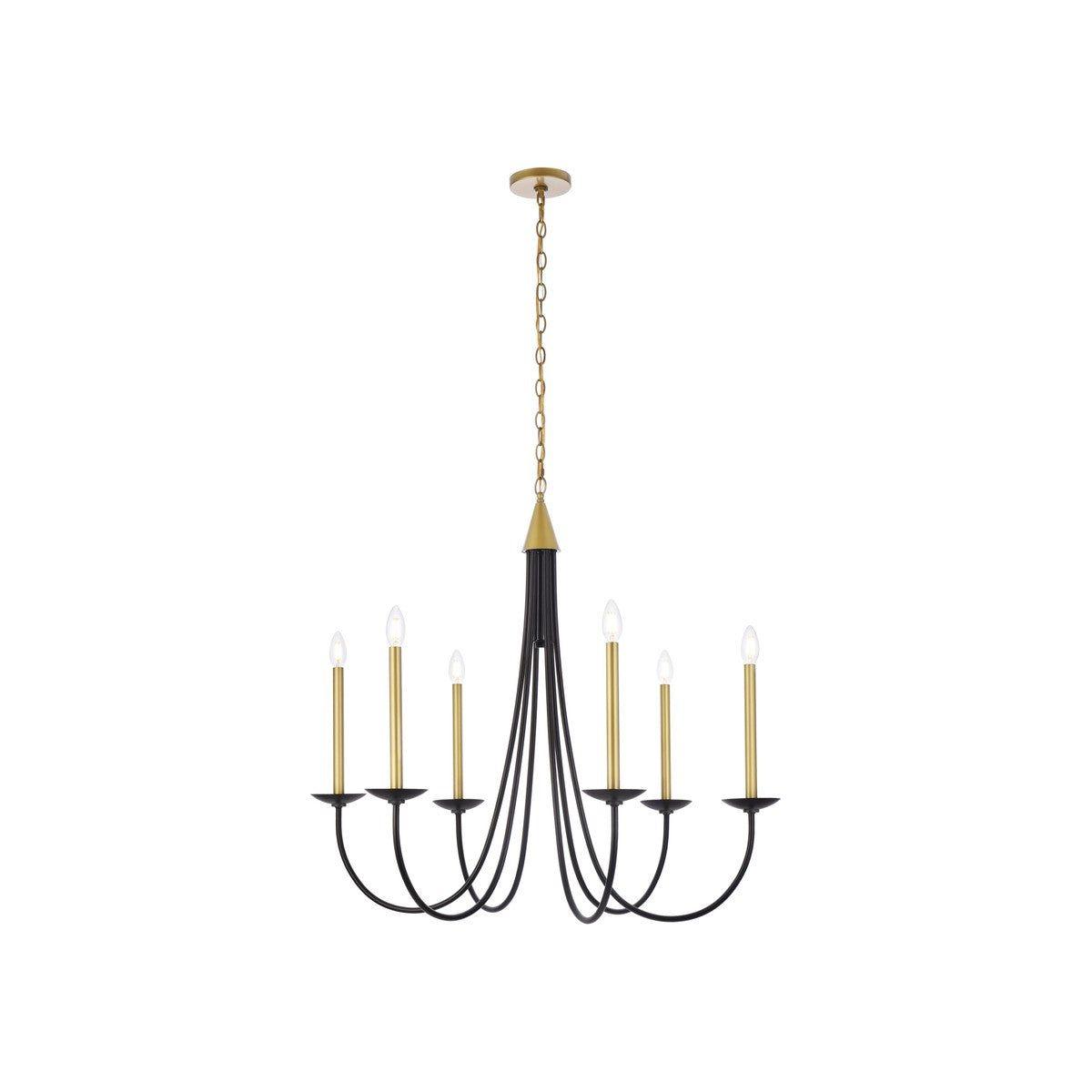 Elegant Lighting - Cohen Pendant - LD810D36BRK - Canada Light Shop