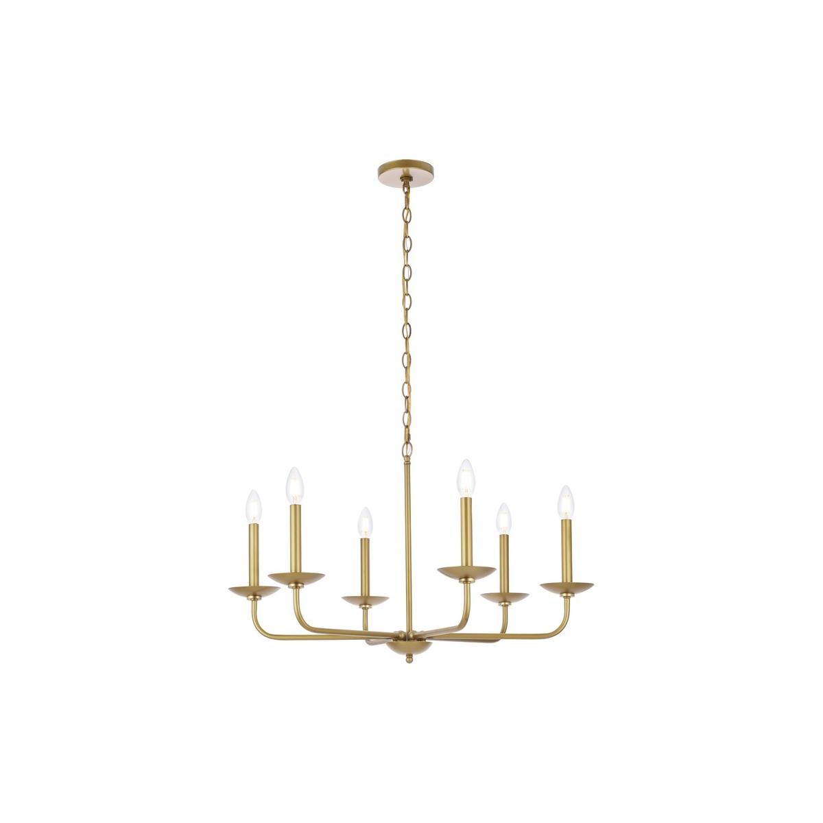 Elegant Lighting - Cohen Pendant - LD812D30BR - Canada Light Shop