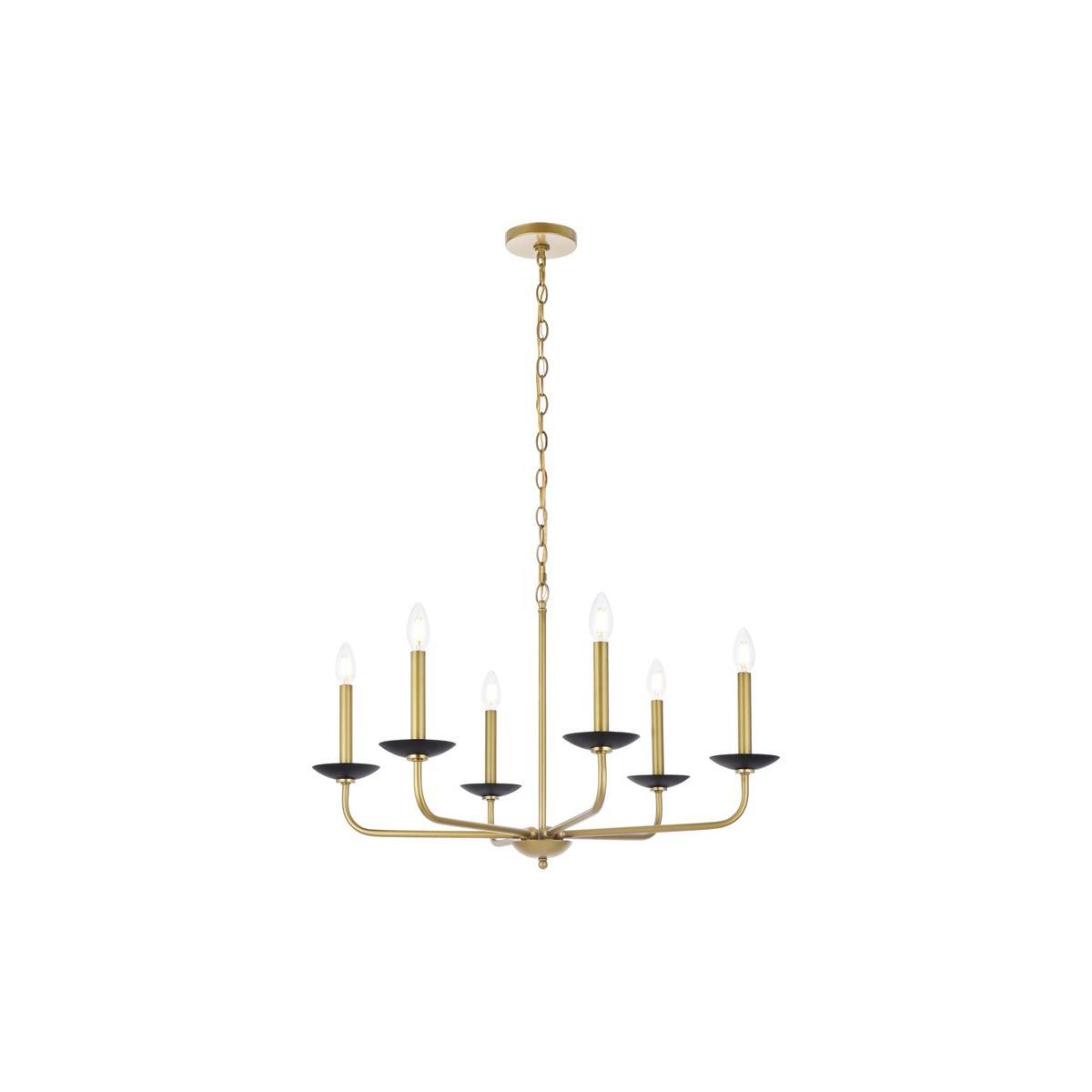 Elegant Lighting - Cohen Pendant - LD812D30BRK - Canada Light Shop