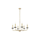 Elegant Lighting - Cohen Pendant - LD812D30BRK - Canada Light Shop
