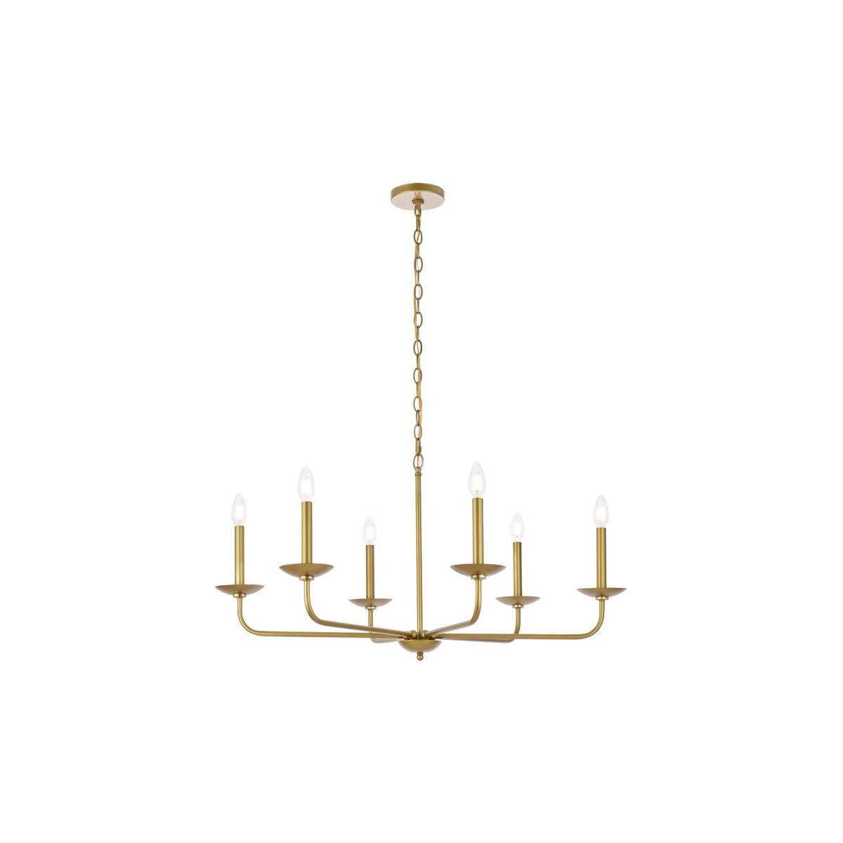 Elegant Lighting - Cohen Pendant - LD812D36BR - Canada Light Shop