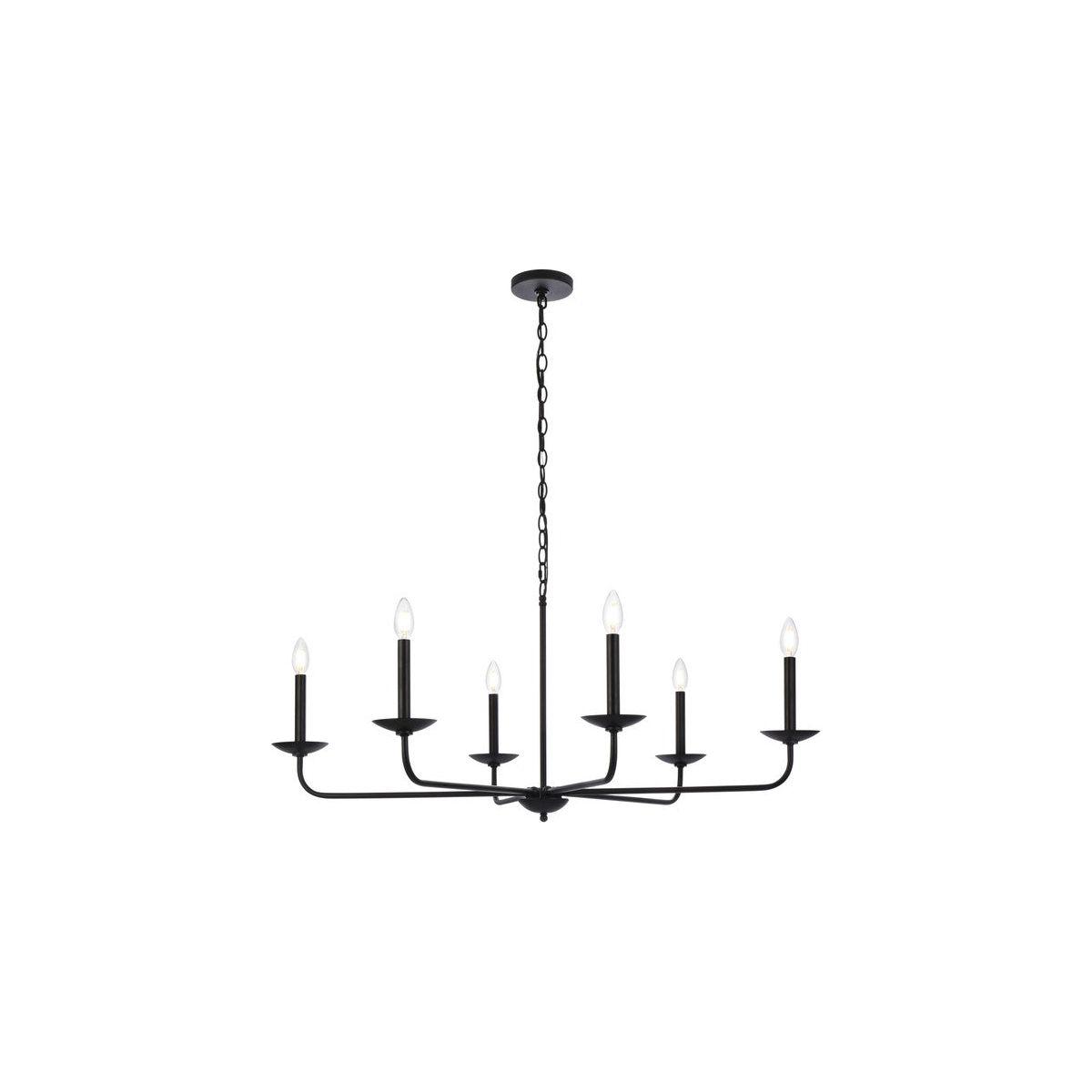 Elegant Lighting - Cohen Pendant - LD812D42BK - Canada Light Shop