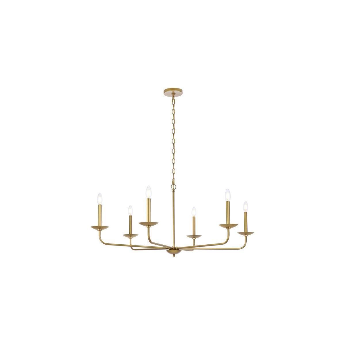 Elegant Lighting - Cohen Pendant - LD812D42BR - Canada Light Shop