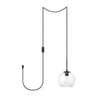 Elegant Lighting - Baxter Plug in Pendant - LDPG2206BK - Canada Light Shop