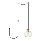 Elegant Lighting - Destry Plug in Pendant - LDPG2245BR - Canada Light Shop
