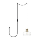 Elegant Lighting - Destry Plug in Pendant - LDPG2246BR - Canada Light Shop