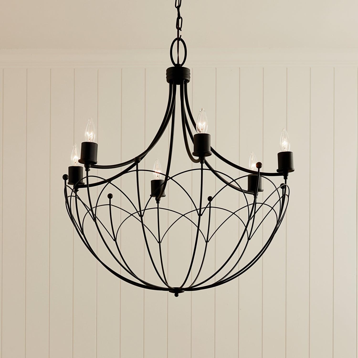 Kichler - Topiary Chandelier - 52462BKT - Canada Light Shop