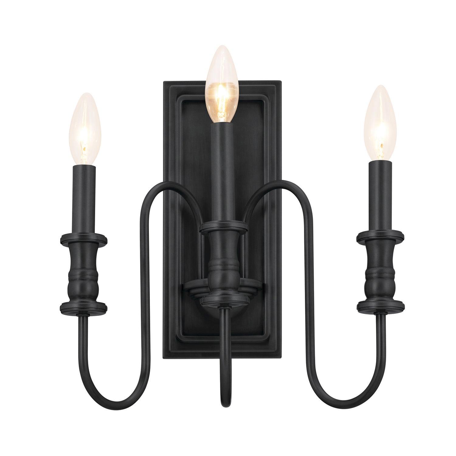Kichler - Karthe Wall Sconce - 52473BK - Canada Light Shop