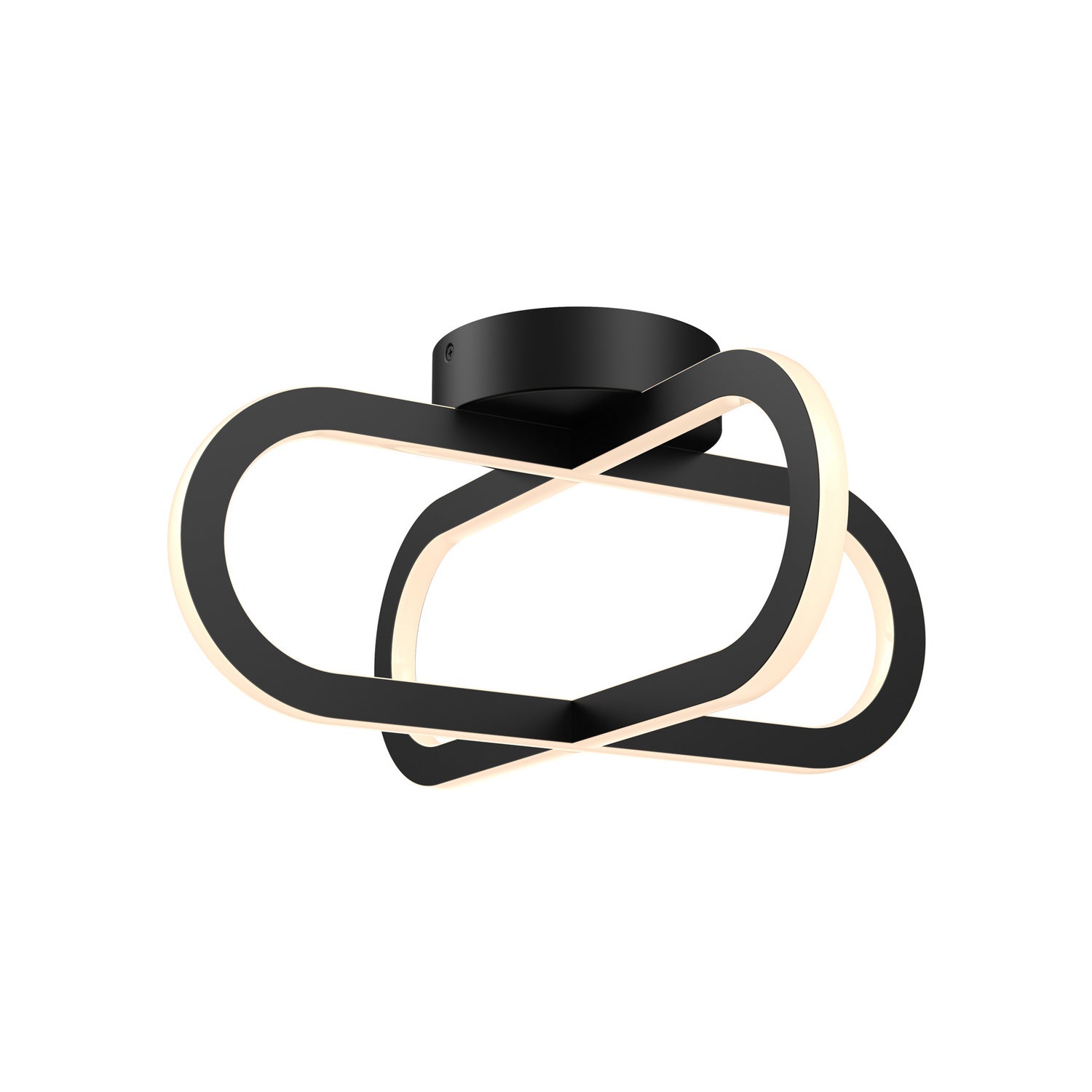 Dals Canada - FDB-CC-BK - One Light Flush Mount - Atom - BK