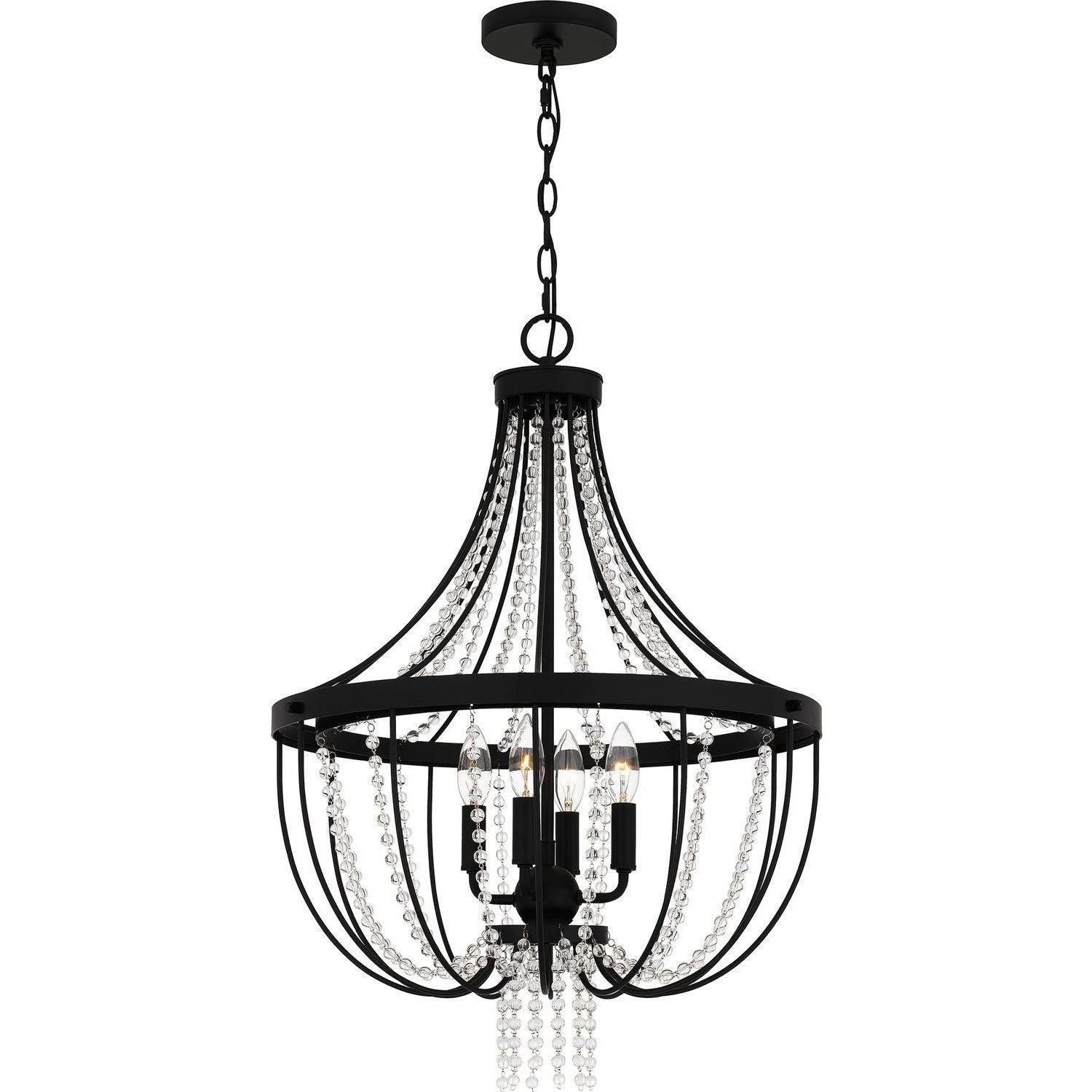 Quoizel - Adelaide Pendant - ADL2820MBK - Canada Light Shop
