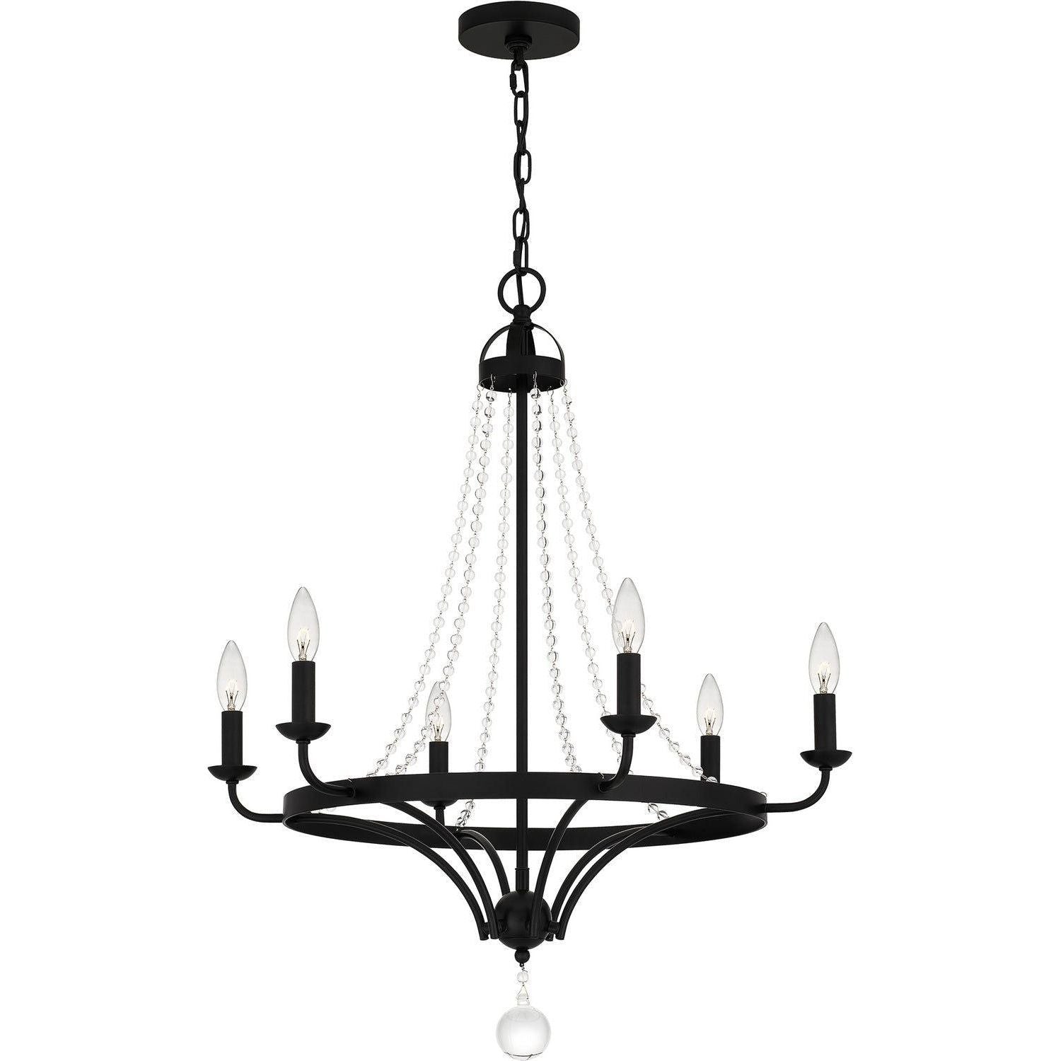 Quoizel - Adelaide Chandelier - ADL5026MBK - Canada Light Shop